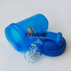 Шейкер Blender Bottle Classic з кулькою 590 мл (BB-71869, Cyan)